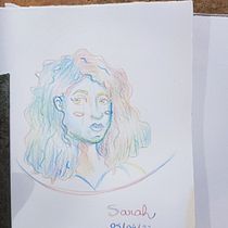 Meu projeto do curso: Caderno de retratos: explore o rosto humano Ein Projekt aus dem Bereich Skizzenentwurf, Zeichnung, Porträtzeichnung, Artistische Zeichnung und Sketchbook von Sarah Godoi - 29.03.2023