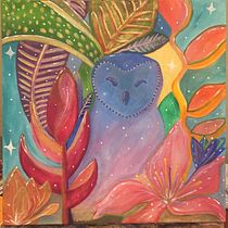 Mi proyecto del curso: Ilustración con acrílico: crea universos mágicos. Traditional illustration, Painting, Creativit, Acr, and lic Painting project by Paulina Esperanza Guerrero Rojas - 04.19.2023