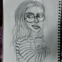 My project for course: Portrait Sketchbooking: Explore the Human Face Ein Projekt aus dem Bereich Skizzenentwurf, Zeichnung, Porträtzeichnung, Artistische Zeichnung und Sketchbook von cfdowney99 - 02.03.2023