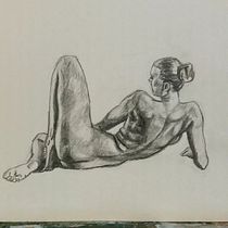 Meu projeto do curso: Desenho do corpo humano em movimento Ein Projekt aus dem Bereich Bildende Künste, Skizzenentwurf, Bleistiftzeichnung, Zeichnung und Realistische Zeichnung von Danilo Campos - 19.09.2022