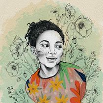 Mi proyecto del curso: Retrato ilustrado con Procreate. Projekt z dziedziny Trad, c, jna ilustracja, Grafika wektorowa, Ilustracja c, frowa i Portret użytkownika wella.duck - 16.04.2023