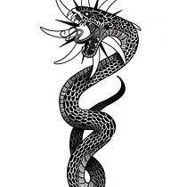 Blackwork snake project . Un projet de Illustration traditionnelle, Dessin, Illustration numérique, Conception de tatouage , et Dessin numérique de mn27mjzm68 - 19.04.2023
