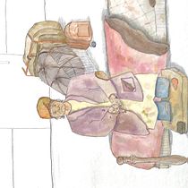 Mon projet du cours : Création de personnages expressifs à l'aquarelle et à la plume. Un progetto di Illustrazione tradizionale, Character design, Pittura, Bozzetti, Disegno, Pittura ad acquerello, Stor, telling, Disegno artistico, Illustrazione infantile e Narrativa di Dominique Rombaut - 19.04.2023