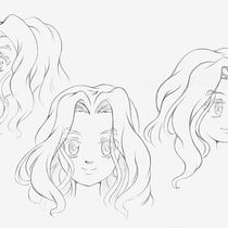 Mi proyecto del curso: Retratos de estilo manga en acuarela. Un proyecto de Ilustración tradicional, Diseño de personajes, Cómic, Pintura a la acuarela y Manga de NICOLÁS SALIO - 19.04.2023