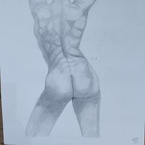 Meu projeto do curso: Desenho do corpo humano em movimento Ein Projekt aus dem Bereich Bildende Künste, Skizzenentwurf, Bleistiftzeichnung, Zeichnung und Realistische Zeichnung von William Nunes - 19.04.2023