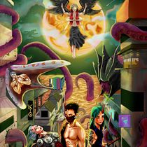 Mi proyecto del curso: Ilustración digital de fantasía y ciencia ficción. Un progetto di Illustrazione tradizionale e Illustrazione digitale di julio_v3r4 - 18.04.2023