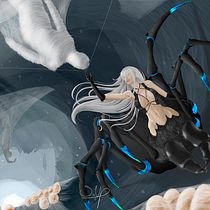 Aracne. Een project van Traditionele illustratie, Ontwerp van personages, Digitale illustratie y Digitale tekening van Marcoan Valdes - 20.04.2023