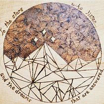 My project for course: Pyrography 101: Woodburning Illustration Techniques. Traditional illustration, Arts, Crafts, and DIY project by monkeypats - 04.20.2023
