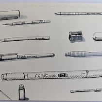 Mi proyecto del curso: El arte del sketching: transforma tus bocetos en arte Ein Projekt aus dem Bereich Traditionelle Illustration, Bleistiftzeichnung, Zeichnung und Sketchbook von Iria González Parga - 20.04.2023