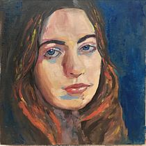 Mein Abschlussprojekt für den Kurs: Porträtmalerei mit Öl: Erforsche Licht und Schatten. Fine Arts, Painting, and Oil Painting project by Andrea Harwardt - 04.20.2023