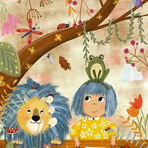 My project for course: Children’s Illustration with Procreate: Paint Magical Scenes. Ilustração tradicional, Ilustração digital, Ilustração infantil, Pintura digital, e Álbum ilustrado projeto de Lenky Novak - 20.04.2023