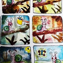 Mi proyecto del curso: Introducción a la psicología del color: la narrativa cromática. Un projet de Illustration traditionnelle, Beaux Arts, Peinture, Aquarelle, Illustration jeunesse, Narration , et Théorie des couleurs de Julissa Chávez - 21.04.2023