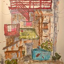 my sketches. Een project van  Schetsen,  Tekening,  Architecturale illustratie, Sketchbook y  Illustratie met inkt van Jakub Gawrysiak - 21.04.2023