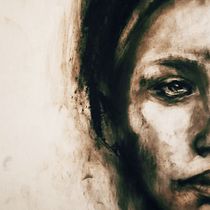 Il mio progetto del corso: Ritratto artistico al carboncino: creare atmosfere. Ilustração tradicional, Artes plásticas, Desenho, Desenho de retrato, Desenho realista, e Desenho artístico projeto de Nadia Puccio - 21.04.2023
