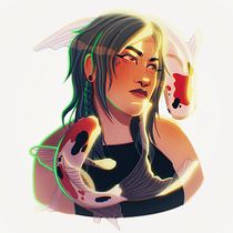Mi proyecto del curso: Retrato de personajes estilo cartoon con Procreate Ein Projekt aus dem Bereich Design von Figuren, Digitale Illustration, Digitale Zeichnung und Digitale Malerei von Paola Portales García - 21.04.2023