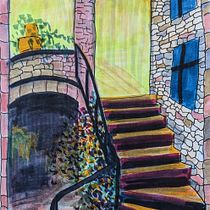 My project for course: Expressive Architectural Sketching with Colored Markers. Een project van  Schetsen,  Tekening,  Architecturale illustratie, Sketchbook y  Illustratie met inkt van Evelyn Snyder - 22.04.2023