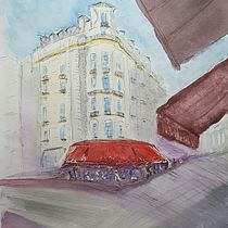 My project for course: Architectural Sketching with Watercolor and Ink. Esboçado, Desenho, Pintura em aquarela, Ilustração arquitetônica, Sketchbook e Ilustração com tinta projeto de Sue Mccarthy - 22.04.2023