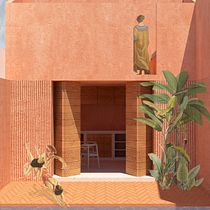 Mi proyecto del curso: Representación gráfica de proyectos arquitectónicos. Un projet de Architecture, Design graphique, Architecture d'intérieur, Design d'intérieur, Pa, sagisme, Collage, Architecture numérique et Illustration architecturale de Rodrigo Flores Verdad - 22.04.2023