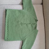 Mi proyecto del curso: Tejido de prendas infantiles con raglán top down. Design de moda, Tecido, Tricô, e Design têxtil projeto de Adriana Frutos - 18.04.2023