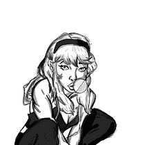 Meu projeto do curso: Ilustração para quadrinhos: a anatomia de um super-herói. Un progetto di Illustrazione tradizionale, Character design, Fumetto, Disegno a matita e Disegno anatomico di Larissa - 22.04.2023
