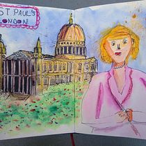 My project for course: Artistic Watercolor Sketching: Dare to Express Your Ideas. Ilustração tradicional, Esboçado, Criatividade, Desenho, Pintura em aquarela, e Sketchbook projeto de Darin Achilles - 22.04.2023