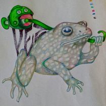 Mi proyecto del curso: Ilustración surrealista inspirada en la naturaleza. Traditional illustration, Pencil Drawing, Drawing, Artistic Drawing, Naturalistic Illustration, and Colored Pencil Drawing project by powermaximsantarosita - 04.22.2023
