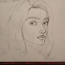 My project for course: Portrait Sketchbooking: Explore the Human Face Ein Projekt aus dem Bereich Skizzenentwurf, Zeichnung, Porträtzeichnung, Artistische Zeichnung und Sketchbook von aishwaryabeemanpally - 23.04.2023