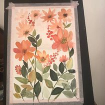 Mon projet du cours : Aquarelle florale créative : renouez avec la nature. Un progetto di Illustrazione tradizionale, Pittura, Pittura ad acquerello e Illustrazione botanica di scarlett_oha_gm - 23.04.2023
