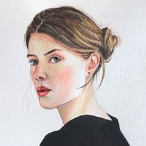 Project from the class Watercolor Portrait from a Photo by Sol Barrios. Watercolor Painting, Traditional illustration, and Portrait Drawing project by suzanne.gysin - 04.23.2023