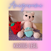 Mi proyecto del curso: Amigurumis llenos de amor. Arts, Crafts, To, Design, Fiber Arts, Crochet, Amigurumi, and Textile Design project by Karina Leal - 04.23.2023