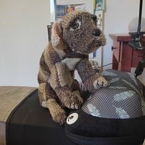 Mi proyecto del curso: Tejido de animales de peluche realistas: crea un cachorro de hilo. Fiber Arts, DIY, Textile Design, Design, To, and Design project by Monica Latorre - 04.23.2023