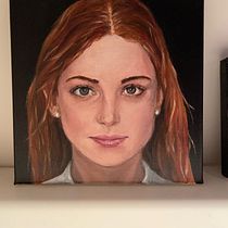 Mijn project van de cursus:  Portretschilderen met olieverf: verken licht en schaduw. Fine Arts, Painting, and Oil Painting project by elke_21 - 04.23.2023