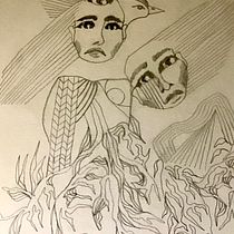 My project for course: Drawing From Imagination with Graphite and Charcoal . Traditional illustration, Fine Arts, Pencil Drawing, Drawing, Artistic Drawing, and Figure Drawing project by skylar756 - 04.22.2023