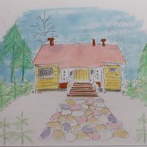 My project for course: Expressive Architectural Sketching with Colored Markers. Een project van  Schetsen,  Tekening,  Architecturale illustratie, Sketchbook y  Illustratie met inkt van katalinszalai_1 - 24.04.2023