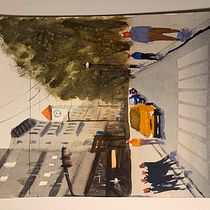 My project for course: Urban Landscapes in Watercolor. Een project van  Beeldende kunst, Aquarelschilderen y  Architecturale illustratie van efearabaci241907 - 25.04.2023