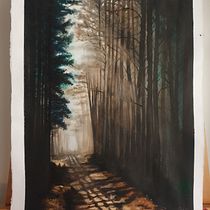 Mi proyecto del curso: Paisajes de ensueño con acuarela: plasma la luz. Un projet de Peinture , et Aquarelle de errequeerre28 - 25.04.2023