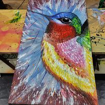 Pinturas em madeira e telas. Traditional illustration, Watercolor Painting, Realistic Drawing, and Naturalistic Illustration project by Fran - 04.25.2023