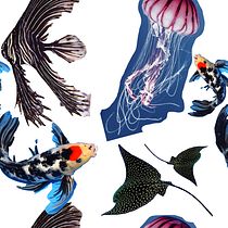 Mi proyecto del curso: Diseño de estampados para superficies textiles con Photoshop. Un projet de Illustration traditionnelle, Création de costumes, Création de motifs, St, lisme et Illustration numérique de Yasmin Alonso - 25.04.2023