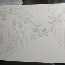 Mi proyecto del curso: Dibujo arquitectónico con acuarela y tinta. Esboçado, Desenho, Pintura em aquarela, Ilustração arquitetônica, Sketchbook e Ilustração com tinta projeto de Bolt De La Fuente - 25.04.2023