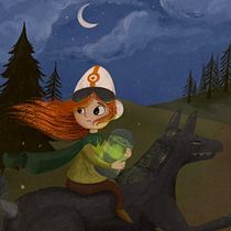 My project for course: Children’s Illustration with Procreate: Paint Magical Scenes. Ilustração tradicional, Ilustração digital, Ilustração infantil, Pintura digital, e Álbum ilustrado projeto de vladimirpopovski - 26.04.2023