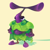 My project for course: Fantasy Character Design in Procreate. Projekt z dziedziny Trad, c, jna ilustracja, Projektowanie postaci, Ilustracja c, frowa, R, sunek c, frow, Malarstwo c i frowe użytkownika Sulthan Aladin - 25.04.2023