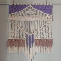 Mi proyecto del curso: Introducción al macramé: creación de un tapiz decorativo Ein Projekt aus dem Bereich Erweiterungsentwicklung, H, werk, Innendesign, Dekoration von Innenräumen, Weben, Makramee und Textildesign von lc.gomeztorres - 18.04.2023