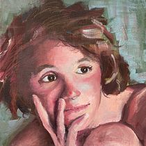 My project for course: Contemporary Oil Portraiture. Ilustração tradicional, Artes plásticas, Pintura, e Pintura a óleo projeto de Louise Young - 26.04.2023