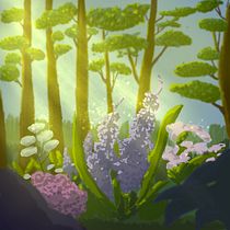 Little Flowers in The Wild. Ilustração digital e Ilustração tradicional projeto de Deviana Kurniawati - 26.04.2023