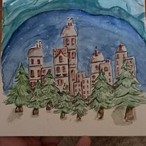 My project for course: Illustrated Stories: From Idea to Paper. Traditional illustration, Fine Arts, Painting, Pencil Drawing, Drawing, Watercolor Painting, Children's Illustration, and Narrative project by gamegx16 - 04.26.2023