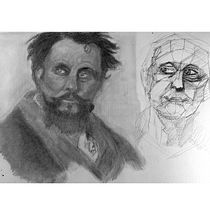 My project for course: Graphite Drawing Techniques for Planar Portraiture. Fine Arts, Sketching, Drawing, Portrait Drawing, Realistic Drawing, and Artistic Drawing project by Cesar Chirinos-Garcia - 05.08.2023