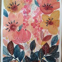 Mi proyecto del curso: Acuarela floral: conecta con la naturaleza. Ilustração tradicional, Pintura, Pintura em aquarela e Ilustração botânica projeto de Martha Ortiz - 27.04.2023