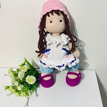 Mi proyecto del curso: Elaboración de muñecas amigurumi románticas Ein Projekt aus dem Bereich H, werk, Spielzeugdesign, Weben, Crochet, Amigurumi und Textildesign von Angel Morales - 27.04.2023