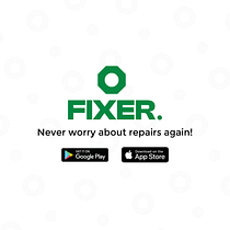 FIXER Brand Project. Projekt z dziedziny Design, Br, ing i ident, fikacja wizualna i Projektowanie graficzne użytkownika Simileoluwa Kajubo - 22.04.2023