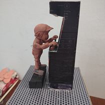 Mi proyecto del curso: Autómatas de madera: crea esculturas con movimiento. Character Design, Sculpture, To, Design, Art To, s, and Woodworking project by Wilson Sánchez - 03.17.2023